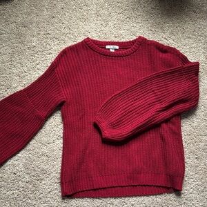 Women's Red Sweater